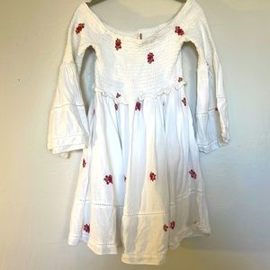 Free people mini white dress